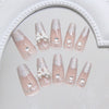 12 Sizes-24 Pcs Press On Nails Z1061