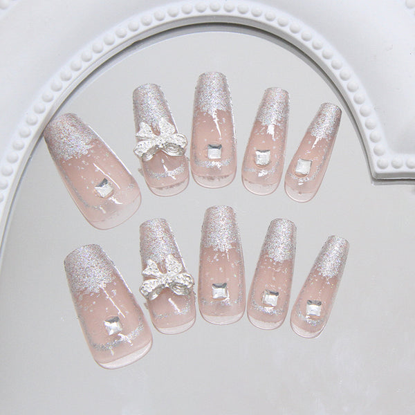 12 Sizes-24 Pcs Press On Nails Z1061