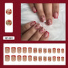 12 Sizes-24 Pcs Press On Nails W1681