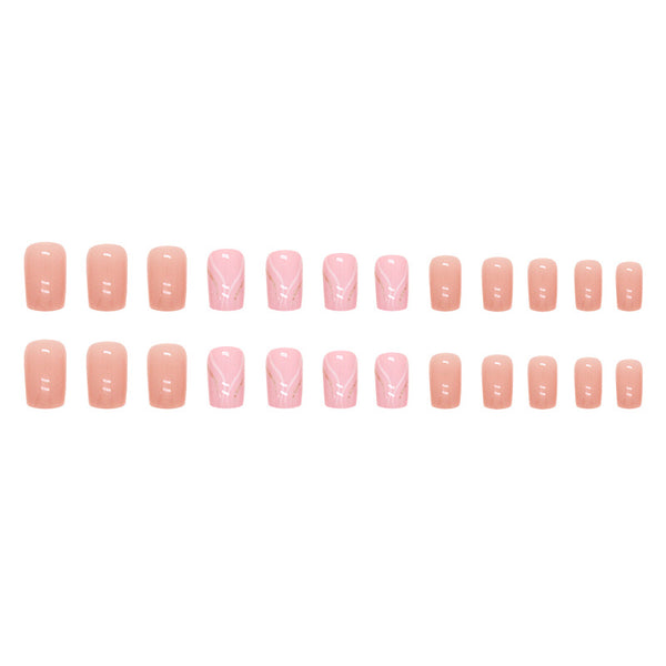 12 Sizes-24 Pcs Press On Nails W618