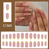 12 Sizes-24 Pcs Press On Nails C1365