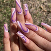 12 Sizes-24 Pcs Press On Nails JP1723