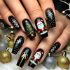 12 Sizes-24 Pcs Press On Nails Y1244