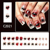 12 Sizes-24 Pcs Press On Nails C2021