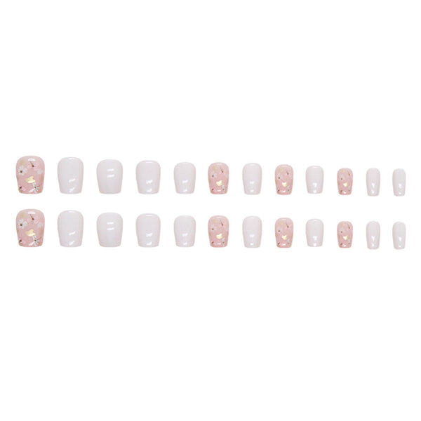 12 Sizes-24 Pcs Press On Nails W1222