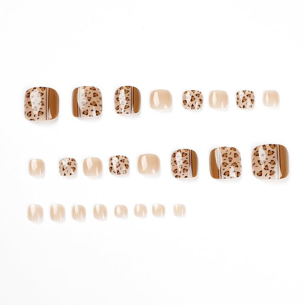 12 Sizes-24 Pcs Press On Nails JP1647