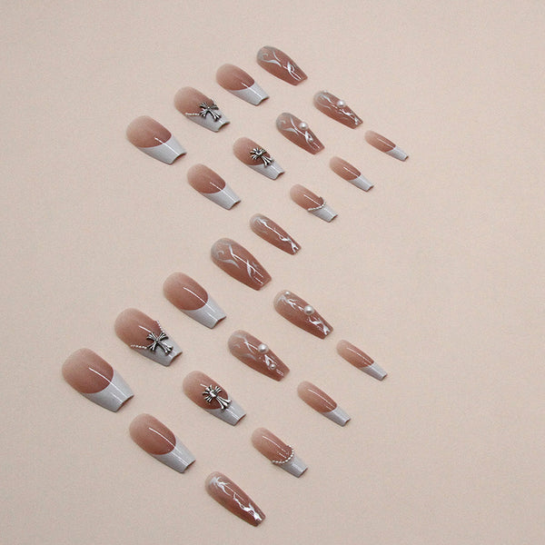12 Sizes-24 Pcs Press On Nails Z779
