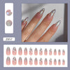 12 Sizes-24 Pcs Press On Nails Z857