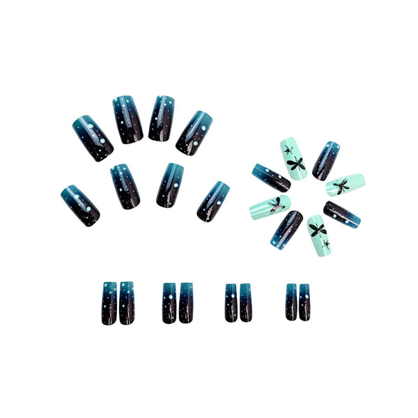 12 Sizes-24 Pcs Press On Nails Y433
