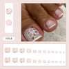 12 Sizes-24 Pcs Press On Nails F054