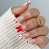 12 Sizes-24 Pcs Press On Nails C1478
