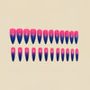 12 Sizes-24 Pcs Press On Nails Y1518