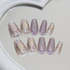 12 Sizes-24 Pcs Press On Nails MY013