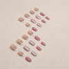 12 Sizes-24 Pcs Press On Nails W1167