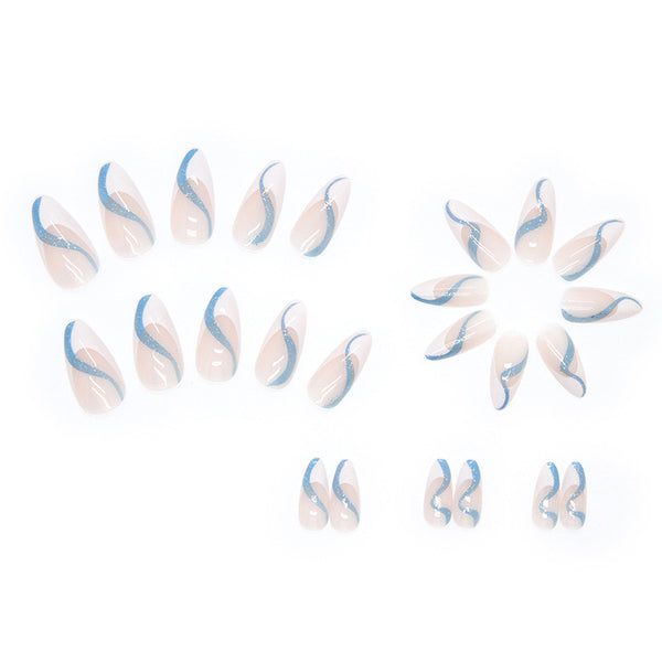 12 Sizes-24 Pcs Press On Nails W137