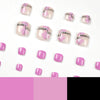 Press On Toe nails Set 24pcs/set JP1657