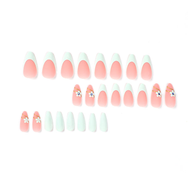 12 Sizes-24 Pcs Press On Nails JP2004