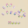 12 Sizes-24 Pcs Press On Nails Y1470