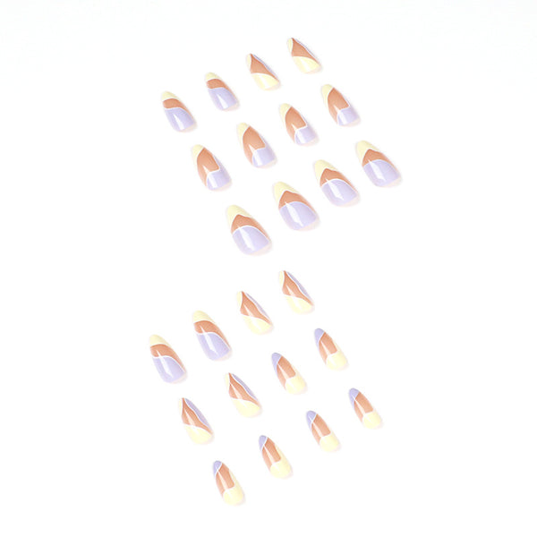 12 Sizes-24 Pcs Press On Nails JP1510