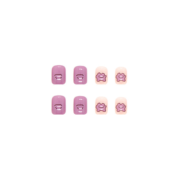 12 Sizes-24 Pcs Press On Nails R497