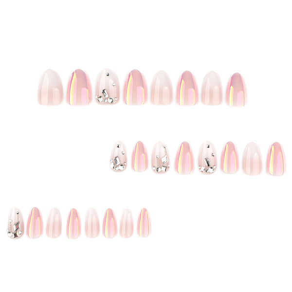 12 Sizes-24 Pcs Press On Nails JP4064