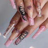 12 Sizes-24 Pcs Press On Nails JP1467