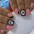 12 Sizes-24 Pcs Press On Nails Y140