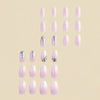 12 Sizes-24 Pcs Press On Nails D020