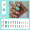 12 Sizes-24 Pcs Press On Nails W1210