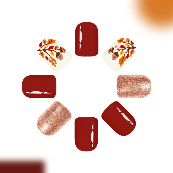 12 Sizes-24 Pcs Press On Nails C1173