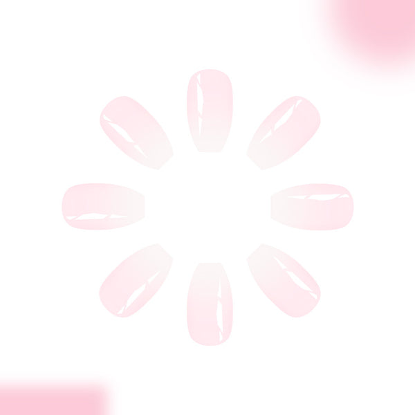12 Sizes-24 Pcs Press On Nails C1000