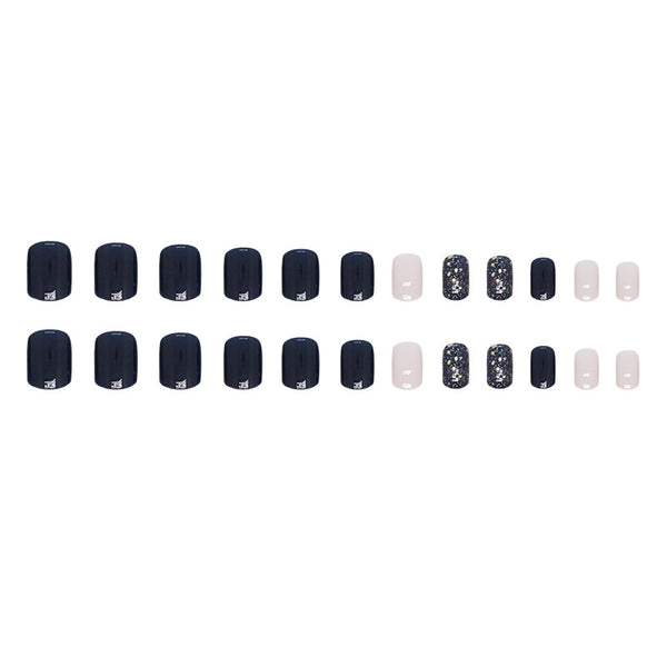 12 Sizes-24 Pcs Press On Nails W1405