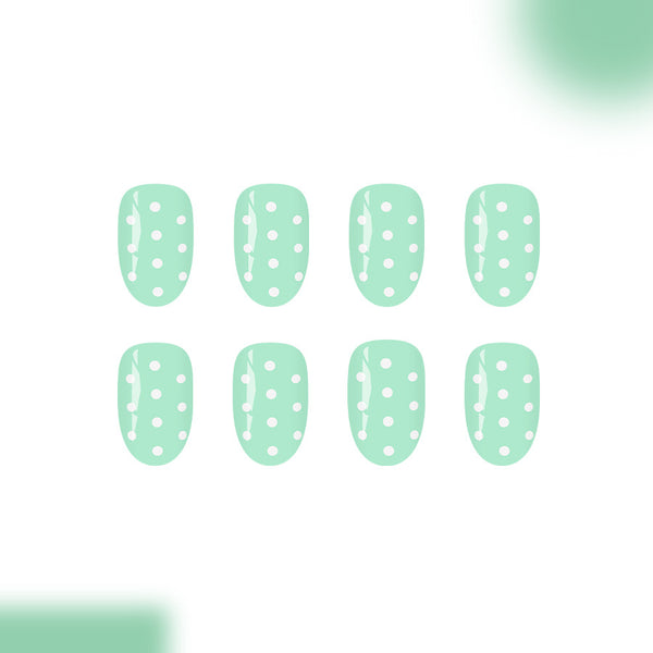 12 Sizes-24 Pcs Press On Nails C1696
