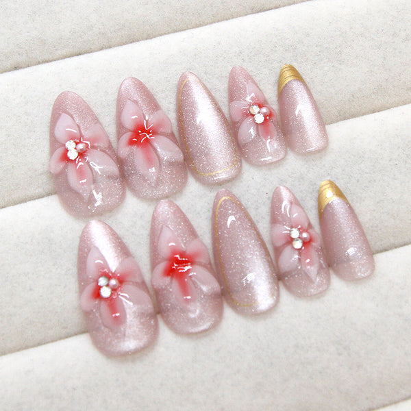 12 Sizes-24 Pcs Press On Nails Z976