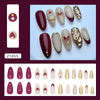12 Sizes-24 Pcs Press On Nails Z1055