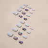 12 Sizes-24 Pcs Press On Nails W1397