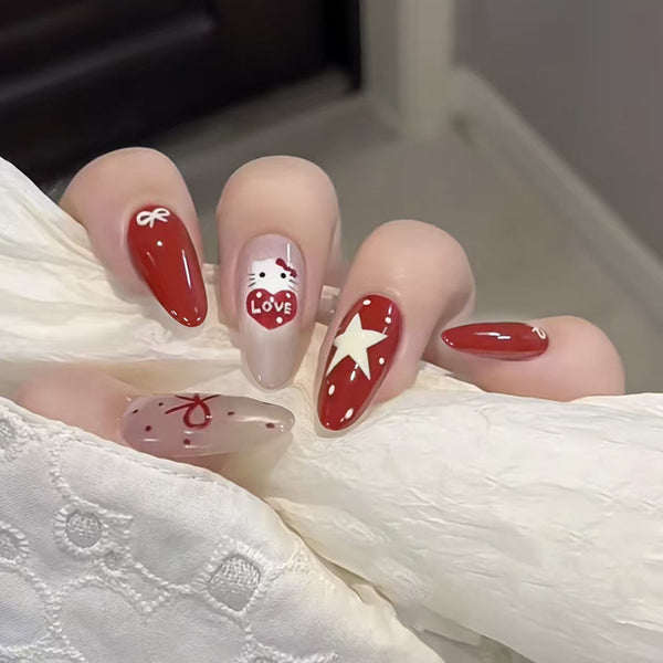 30 Pcs Press On Nails MY262