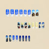 12 Sizes-24 Pcs Press On Nails Y283