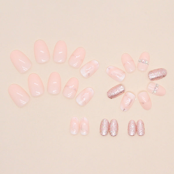 12 Sizes-24 Pcs Press On Nails Z721