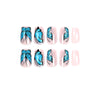 12 Sizes-24 Pcs Press On Nails JP1141