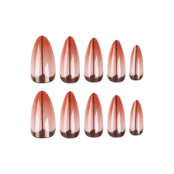 12 Sizes-24 Pcs Press On Nails JP2753