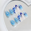 12 Sizes-24 Pcs Press On Nails W2003