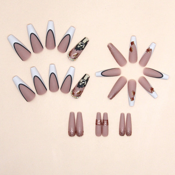 12 Sizes-24 Pcs Press On Nails Z822