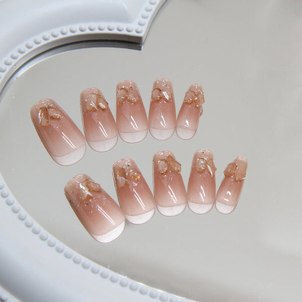 12 Sizes-24 Pcs Press On Nails Z845