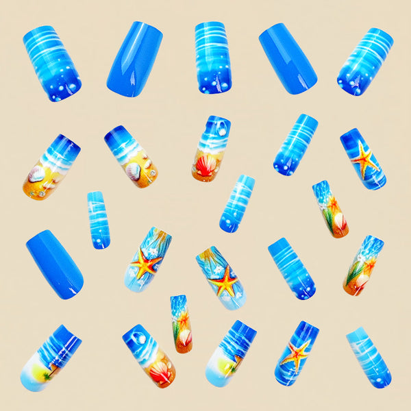 12 Sizes-24 Pcs Press On Nails Y872