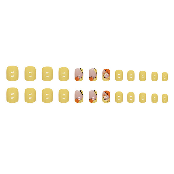 12 Sizes-24 Pcs Press On Nails W1198