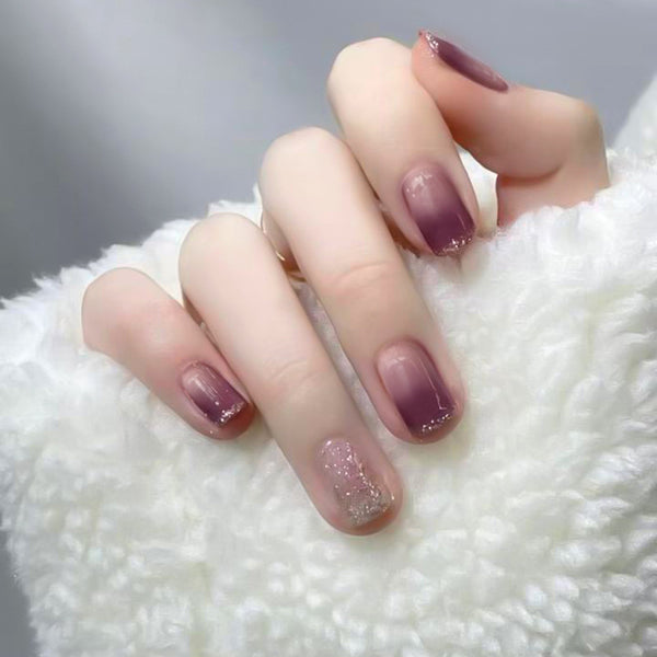 12 Sizes-24 Pcs Press On Nails R923