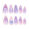 12 Sizes-24 Pcs Press On Nails JP3426