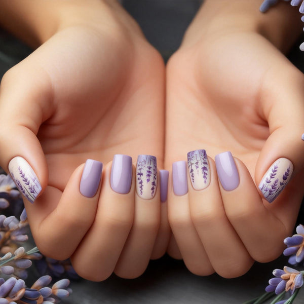 12 Sizes-24 Pcs Press On Nails Y580-2