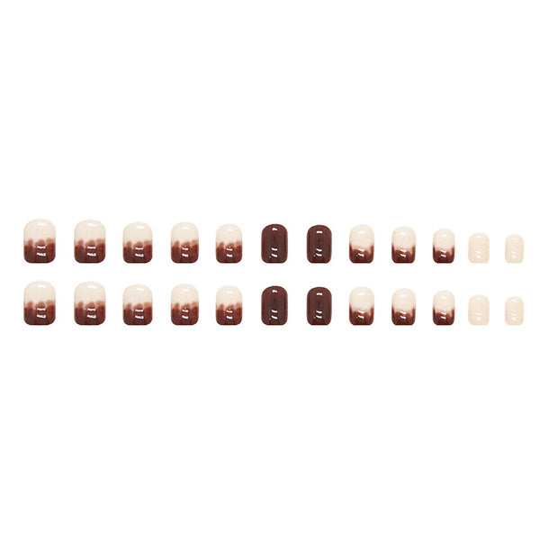 12 Sizes-24 Pcs Press On Nails R682